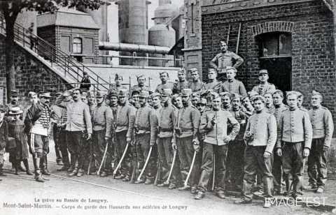 Corps de garde des Hussards aux aciéries de longwy (Mont-Saint-Martin)